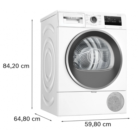 BOSCH WTH85208GR Στεγνωτήριο Ρούχων 8kg με Αντλία Θερμότητας BOSCH WTH85208GR Στεγνωτήριο Ρούχων 8kg με Αντλία Θερμότητας
